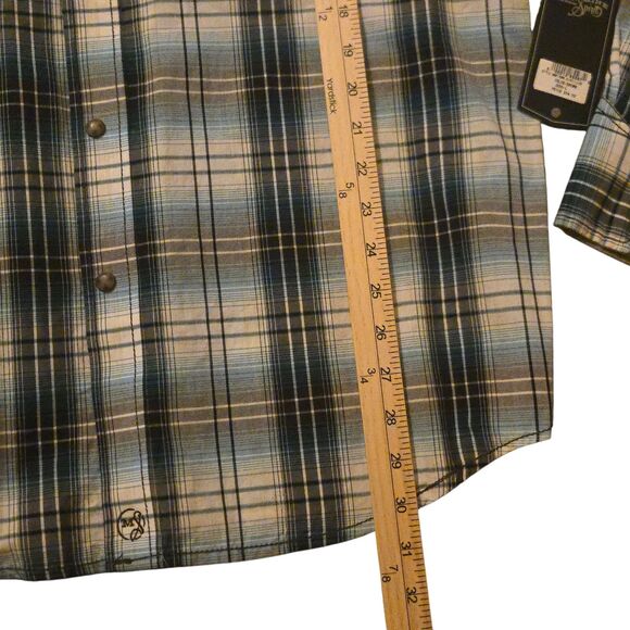 NWT Moon Shine Spirit Brad Paisely L Regular Fit Western Pearl Snap Rockabilly - Picture 10 of 10